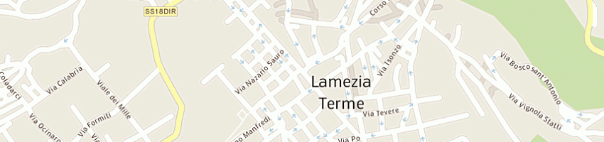 Mappa della impresa muraca antonio  a LAMEZIA TERME