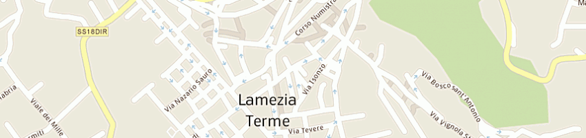 Mappa della impresa confezione vestiario apa di apa maria  a LAMEZIA TERME