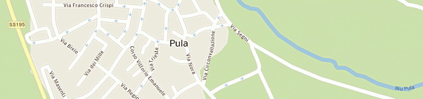 Mappa della impresa sara assicurazioni spa assicuratrice ufficiale dell'aci a PULA