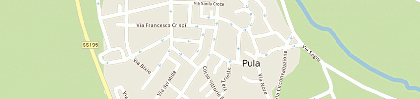 Mappa della impresa serra elena a PULA