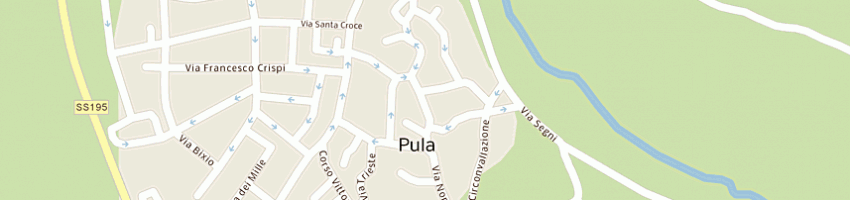 Mappa della impresa abbigliamento di porru maria luisa a PULA