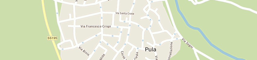 Mappa della impresa saip srl a PULA