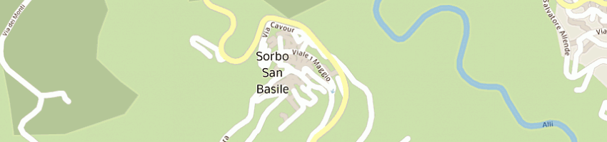Mappa della impresa poste italiane a SORBO SAN BASILE