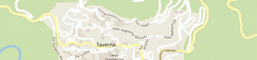 Mappa della impresa municipio  a TAVERNA