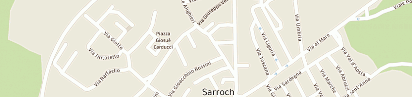 Mappa della impresa costruzioni meccaniche sarrochese a rl a SARROCH