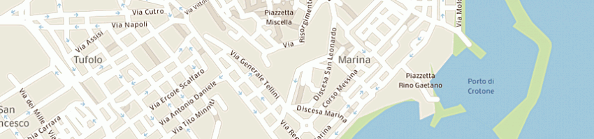 Mappa della impresa poste italiane  a CROTONE