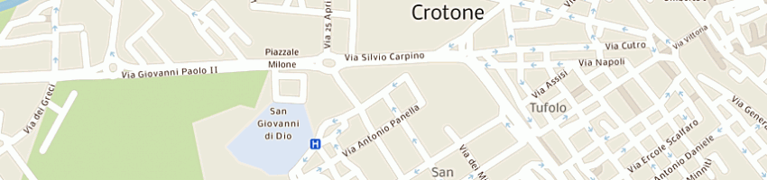 Mappa della impresa alfi' gregorio a CROTONE