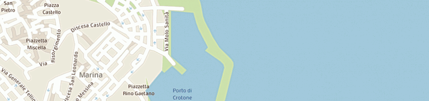 Mappa della impresa motonave srl a CROTONE