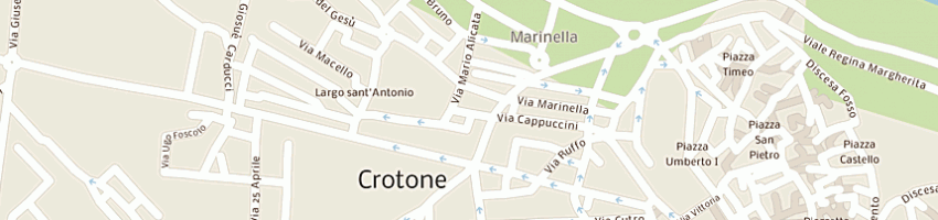 Mappa della impresa autoacc ricambi marino salvatore a CROTONE