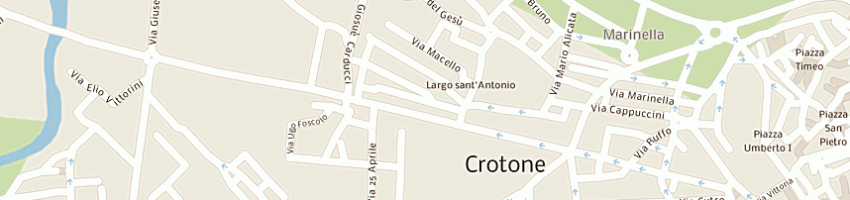 Mappa della impresa longo alberto  a CROTONE