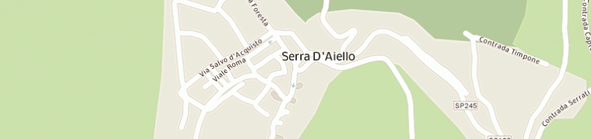 Mappa della impresa municipio  a SERRA D AIELLO