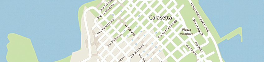 Mappa della impresa pomata a CALASETTA