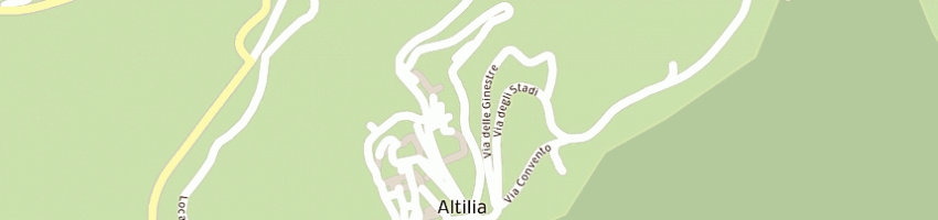 Mappa della impresa metallo antonia e c sas  a ALTILIA