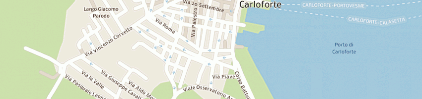 Mappa della impresa la nuova pasticceria di antonio cimmino a CARLOFORTE