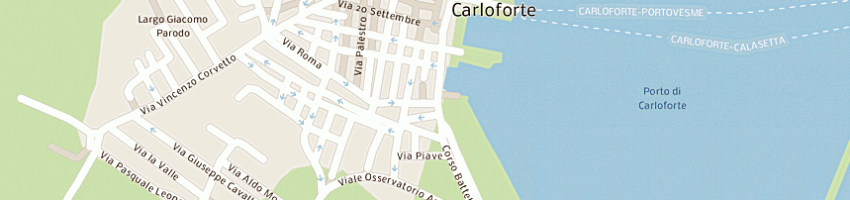 Mappa della impresa agenzia immobiliare tabarka di geomrosso a CARLOFORTE