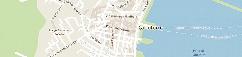 Mappa della impresa biggio vassallo a CARLOFORTE