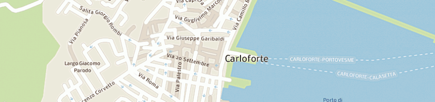 Mappa della impresa associazione stella maris a CARLOFORTE