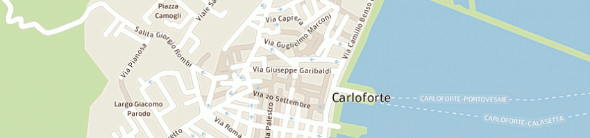 Mappa della impresa comune di carloforte a CARLOFORTE