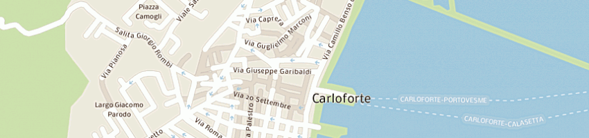 Mappa della impresa cgil a CARLOFORTE