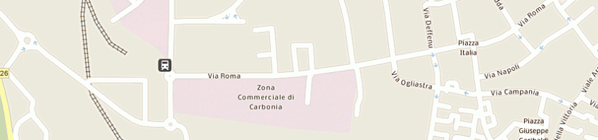 Mappa della impresa gio casa di arca sandro e c a CARBONIA