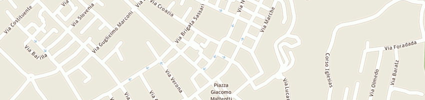 Mappa della impresa poste italiane spa a CARBONIA