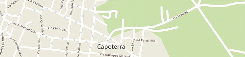 Mappa della impresa ponga giuseppe a CAPOTERRA