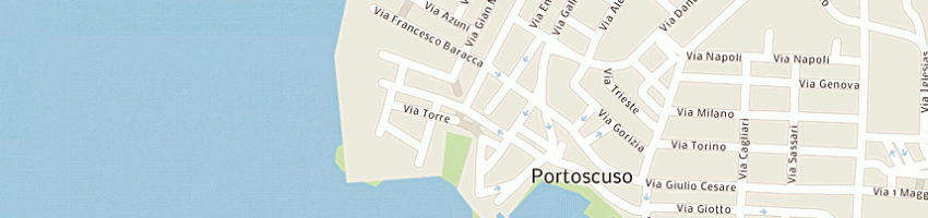 Mappa della impresa municipio a PORTOSCUSO