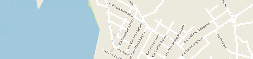 Mappa della impresa pasticceria qui quo qua a PORTOSCUSO