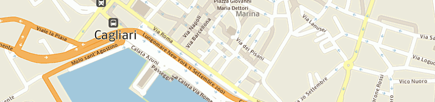 Mappa della impresa mazzella degli eredi de croce a CAGLIARI