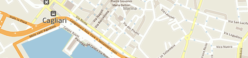 Mappa della impresa la rosa francesco a CAGLIARI