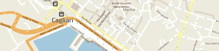 Mappa della impresa pani salvatore elia a CAGLIARI