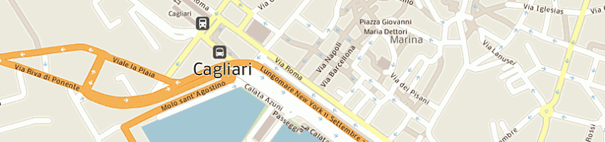 Mappa della impresa caffe' roma mc srl a CAGLIARI