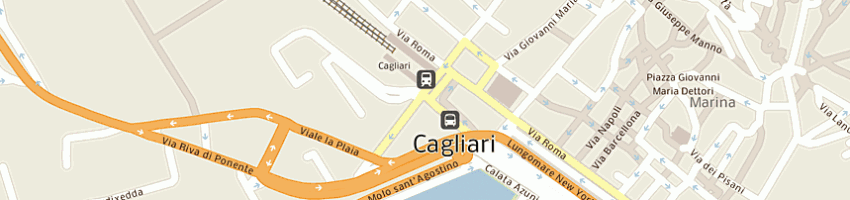 Mappa della impresa melis georgia a CAGLIARI