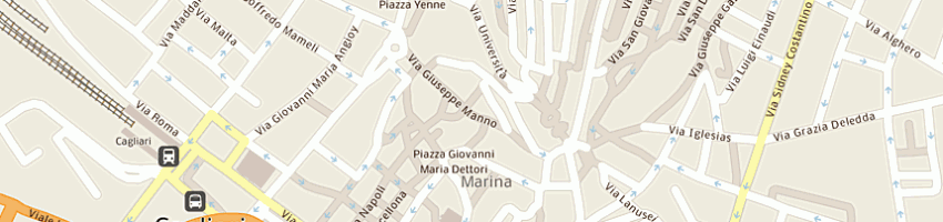 Mappa della impresa guess by marciano a CAGLIARI