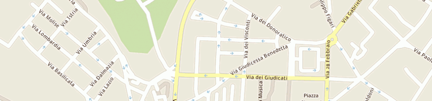Mappa della impresa la fiorentina di maurizio pintus sas a CAGLIARI