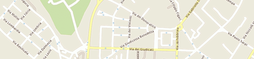 Mappa della impresa bar pizzeria pilade dei flli pettinau snc a CAGLIARI