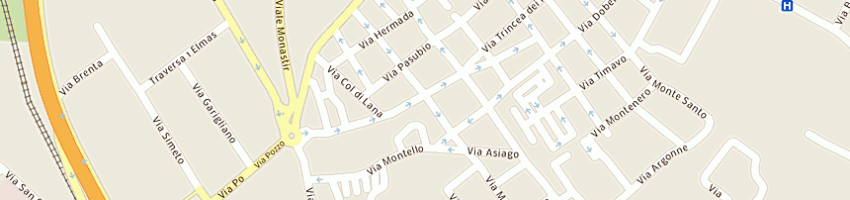 Mappa della impresa centro infissi in alluminio 2 di maria viola cossu e jean marie dessi' sas a CAGLIARI