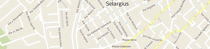 Mappa della impresa manunza fabia a SELARGIUS