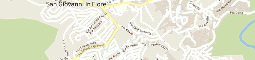 Mappa della impresa oliverio antonella a SAN GIOVANNI IN FIORE