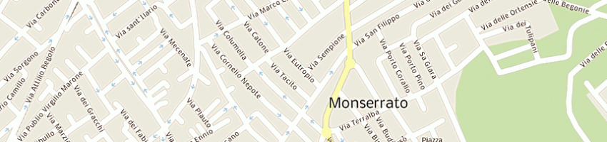 Mappa della impresa centro estetico di aru gigliola a MONSERRATO