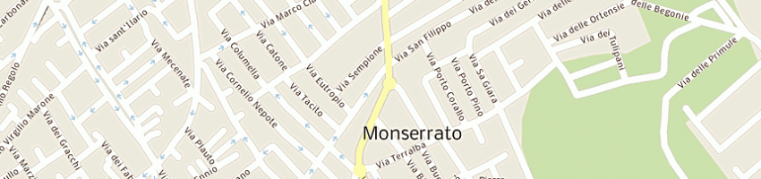Mappa della impresa parrucchiere francesco a MONSERRATO