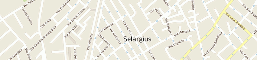 Mappa della impresa murales immobiliare srl a SELARGIUS