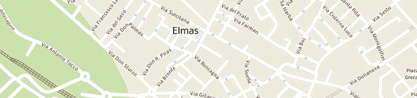 Mappa della impresa assicurazioni medda pino a ELMAS