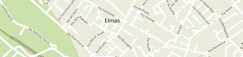 Mappa della impresa magica service di cotza caterina a ELMAS