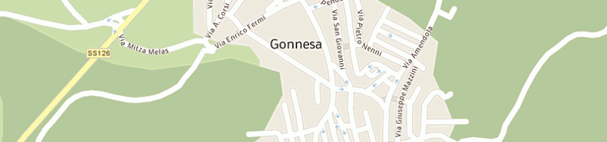 Mappa della impresa mnc costruzioni di geometra manca massimiliano a GONNESA