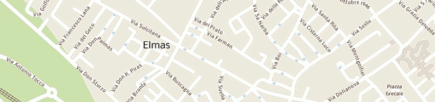 Mappa della impresa autonoleggio sardinya di carta luciano bonaventura a ELMAS