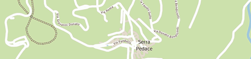 Mappa della impresa poste italiane  a SERRA PEDACE