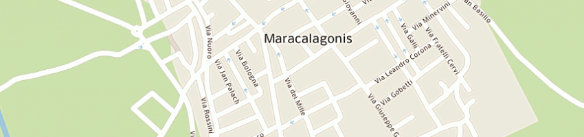 Mappa della impresa saba sergio a MARACALAGONIS