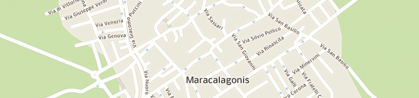 Mappa della impresa cocco claudio a MARACALAGONIS