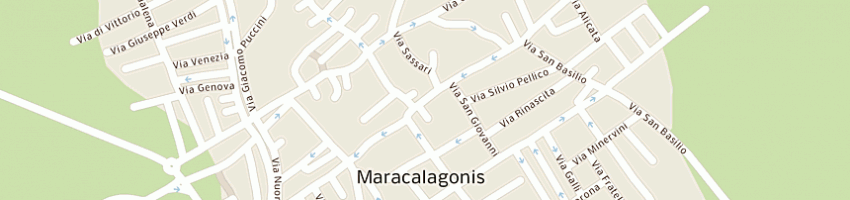Mappa della impresa cocco a MARACALAGONIS